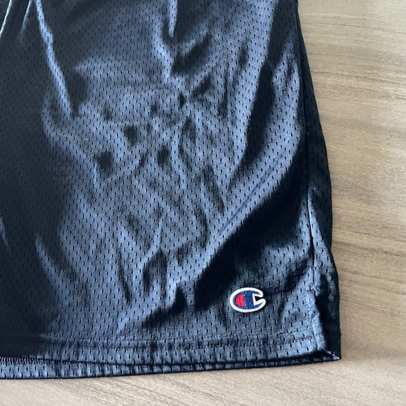 Champion Navy Blue Athletic Shorts - Size Large - Picture 4 of 8